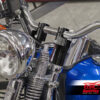 Springer universal rubber mount riser (Black)