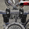 Springer universal rubber mount riser (Black)