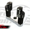 Springer universal rubber mount riser (Black)
