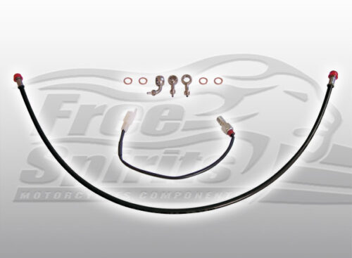 Braided brake line rear for Harley Davidson XR1200