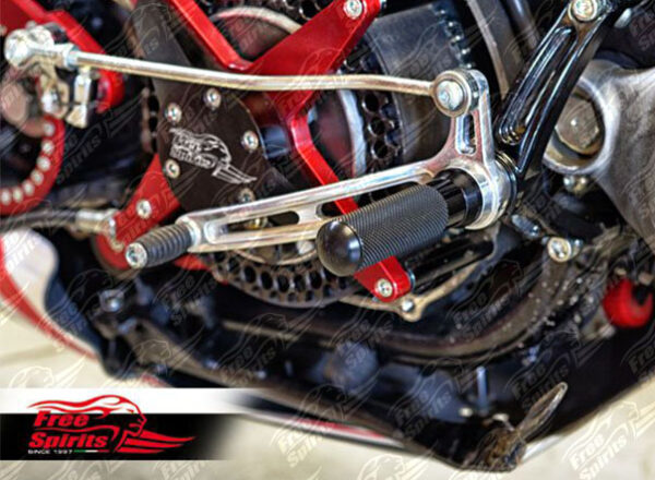 Foot-pegs for Harley Davidson XR1200 (Black)