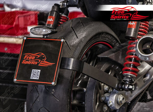 License plate bracket for Harley Davidson XR1200