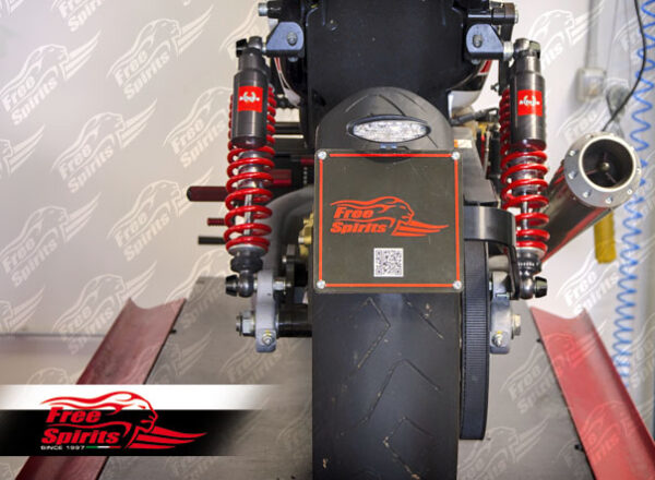 License plate bracket for Harley Davidson XR1200