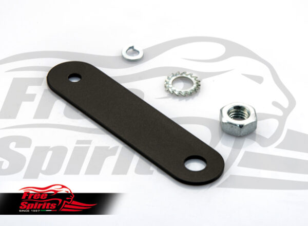 Horn relocation bracket for Harley Davidson Street