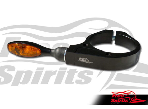 Front indicator light bracket for Harley Davidson, Buell & Triumph
