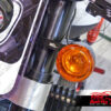 Front indicator light bracket for Harley Davidson, Buell & Triumph