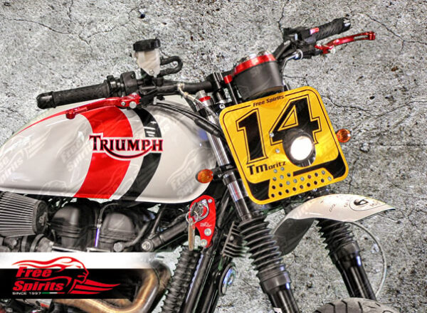 Front indicator light bracket for Triumph Classic & Harley Davidson