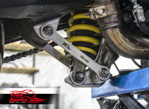 Rear suspension lowering kit (-20 mm) for Triumph Tiger 800