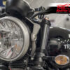 Triumph Street Twin, Street Scrambler & Bobber upper fork cover (Black)