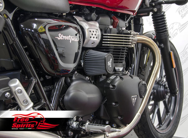 High Flow “water proof” Air Cleaner kit for Triumph Street Twin, Street Cup  & T100 2016 upCode 304022Intake TRIUMPH - Free Spirits