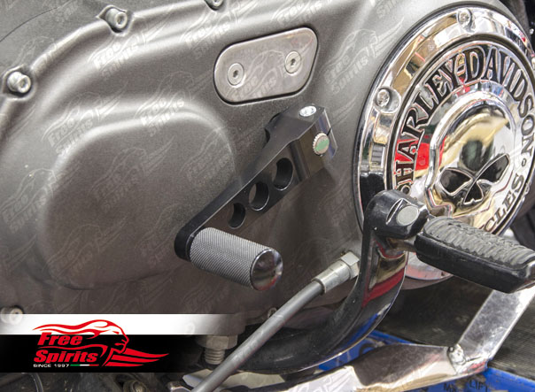 Pédale De Changement De Vitesse Moto Universelle - Alliage Aluminium Noir - Compatible Harley Touring, Softail, Dyna, Sportster