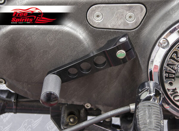 Brake pedal and gear pedal for Harley Davidson Sportster (Black)