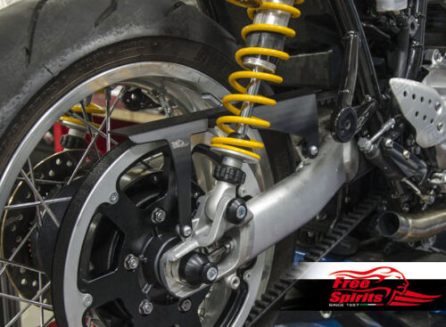 Belt guard for Triumph Thruxton 1200