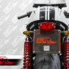 License plate & Undertray (Lucas E11) for Triumph Classic