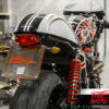 License plate & Undertray (Lucas E11) for Triumph Classic