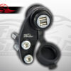 12V USB Power point for Triumph Classic (Black)