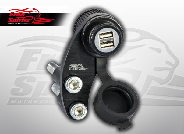 Presa USB 12V per Triumph Classic (Nero)Cod. 309011KAccessori TRIUMPH -  Free Spirits