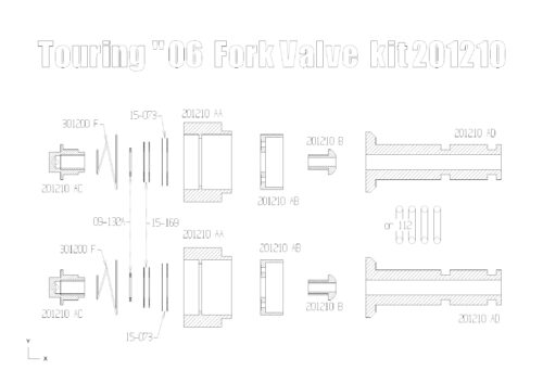 Harley Davidson Touring 06-13 fork upgrade kit