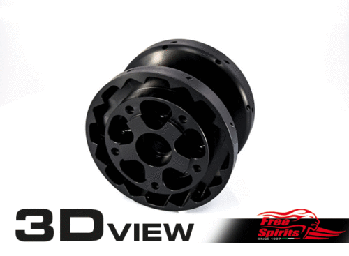 Dual disc front hub for Triumph Bobber