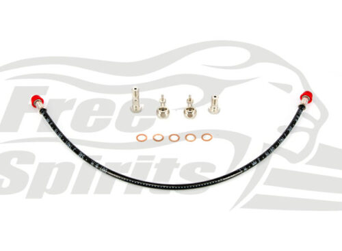 Triumph Bobber Braided Front Brake Line for kit 303901