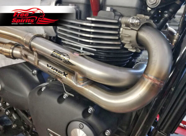 H-Pipe (de-cat) for Triumph Street Scrambler