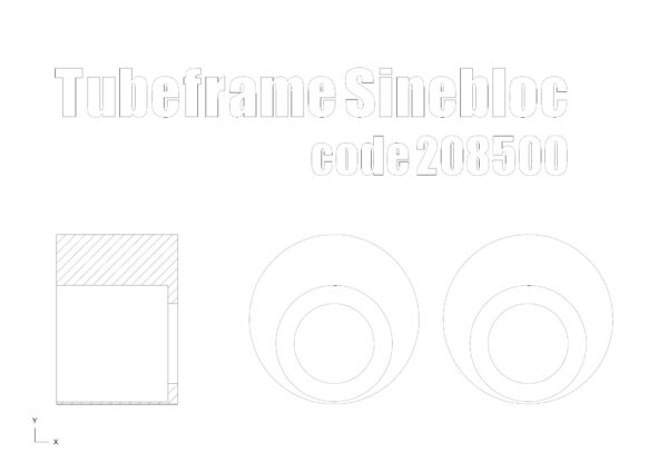 Swingarm Isolator for "Tube Frame" models 96 - 2001