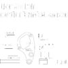 Ignition switch relocation bracket for Triumph Classic (Right - Black)