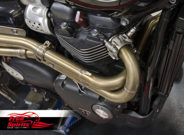 H-Pipe (de-cat) for Triumph Street Scrambler