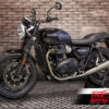 Triumph Street Twin, Street Scrambler & Bobber upper fork cover (Black)