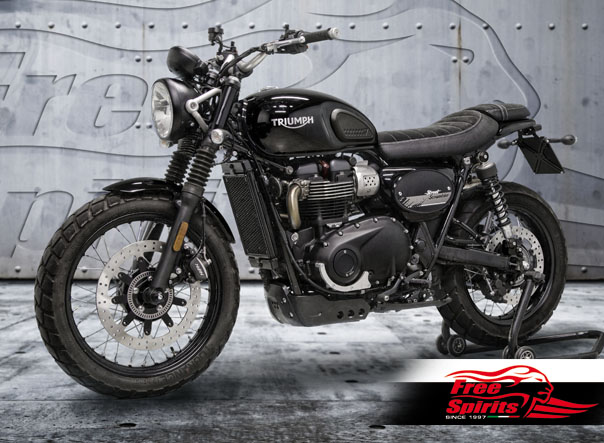 Triumph twin scrambler top