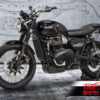 Triumph Street Twin, Street Scrambler & Bobber upper fork cover (Black)