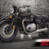 Triumph Bobber upper fork cover (Black)