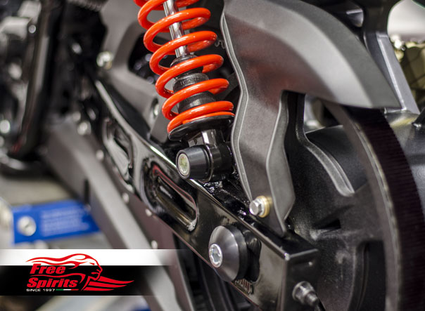 Harley Davidson Street damper kit plugs (Black)