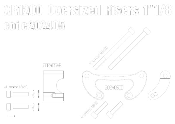 Risers for Oversize Handlebar & our yokes 202401-202404