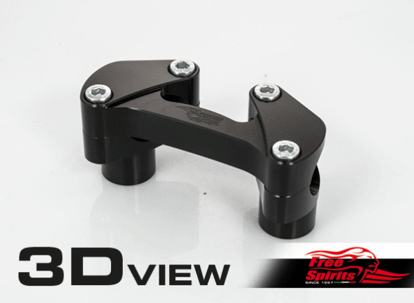 Risers for Oversize Handlebar for Triumph Street Triple