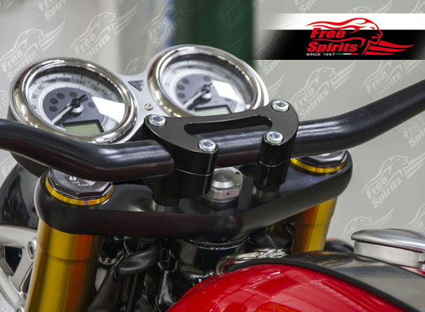 Triumph thruxton shop handlebar risers