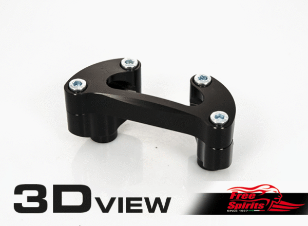 Oversize Risers (28.6 mm-1 1/8”) for Triumph Thruxton R