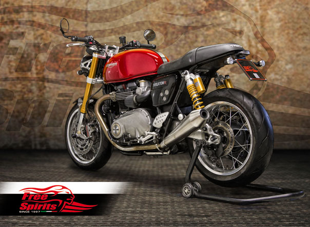 Thruxton r handlebar outlet conversion