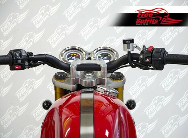 Fat bar conversion kit for Triumph Thruxton R