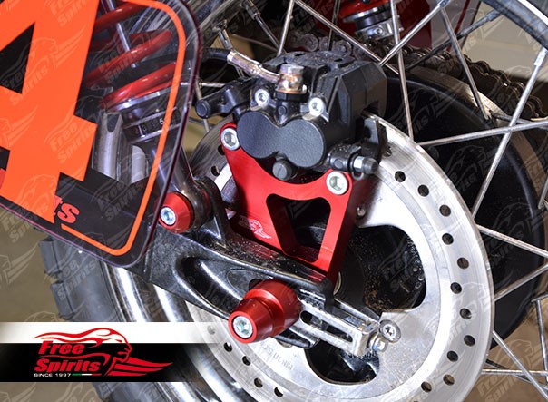 Rear Caliper relocation bracket for Triumph Scrambler & Thruxton