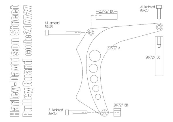 Harley Davidson Street sprocket guard