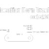 Horn relocation bracket for Harley Davidson Street