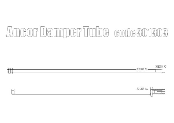 Anchor Damper Tube for Triumph Classic fork