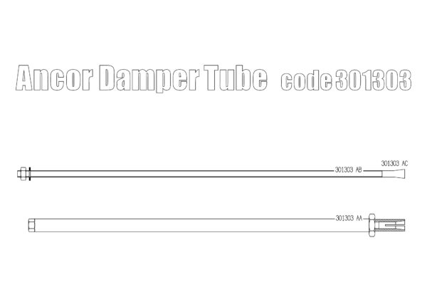 Anchor Damper Tube for Triumph Classic fork