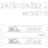 Rear suspension lowering kit (-20 mm) for Triumph Tiger 800