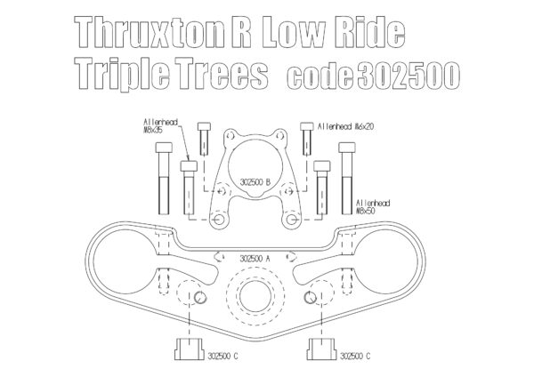 Lowering Triple Trees for Triumph Thruxton R