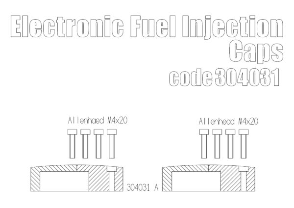 Triumph Classic EFI (Electronic Fuel Injection) covers (Silver)