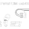 12V USB Power point for Triumph Classic (Black)