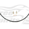Braided brake line rear Harley Davidson XG Street with ABS for kit 206301