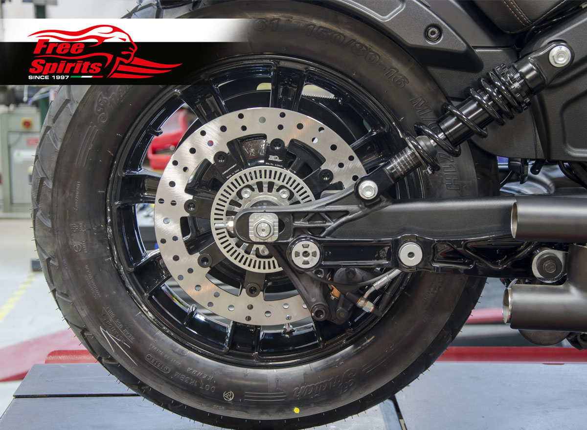 Rear brake rotor 298 mm for Indian Scout